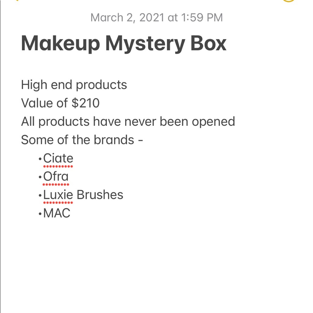 Mystery Box - Makeup